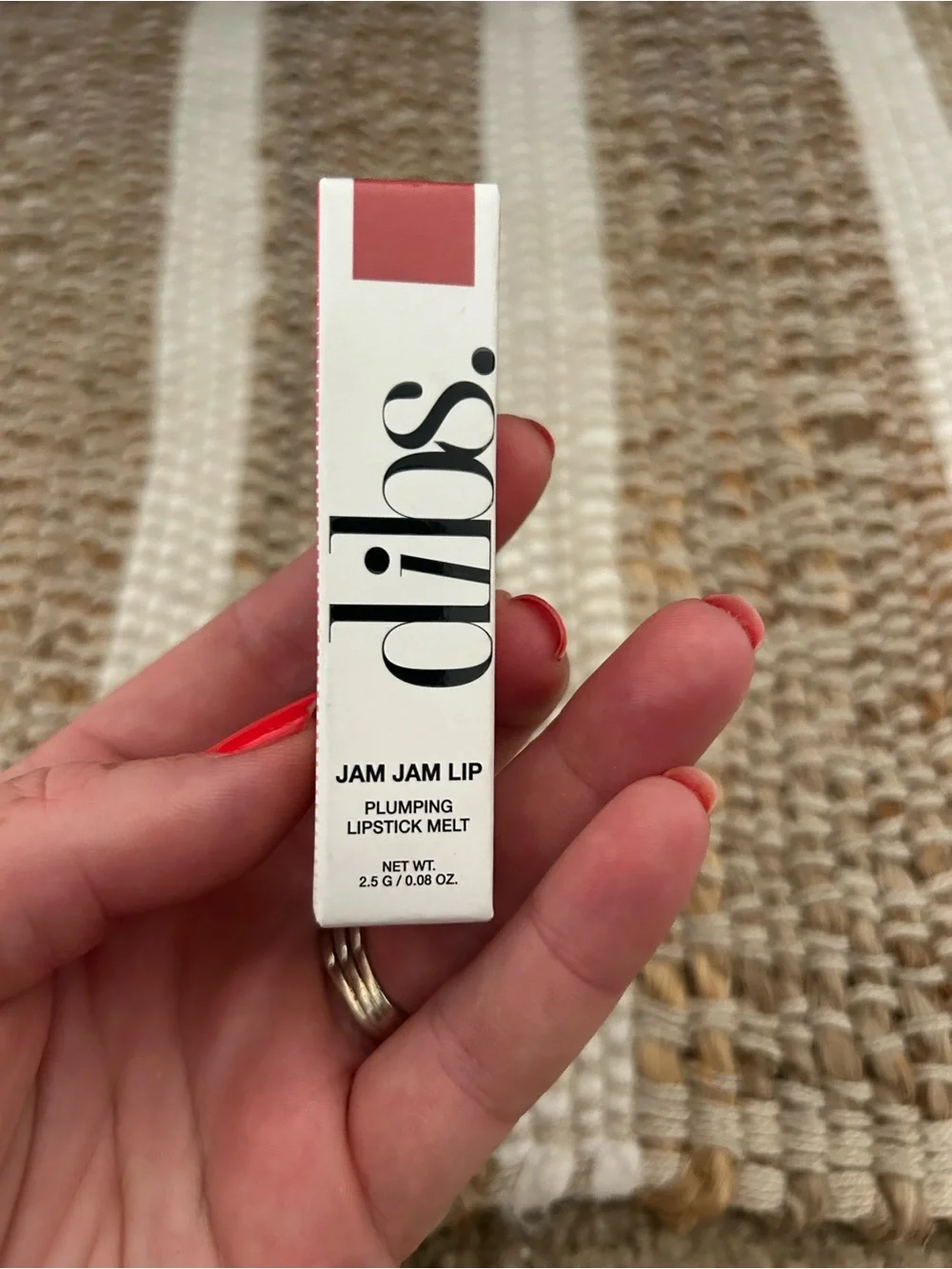 Jam Jam Lip Plumping Lipstick Melt — Coral Pink
